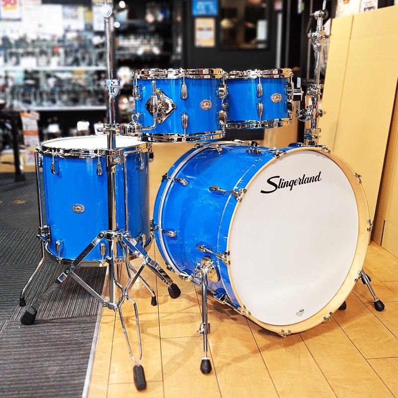 Slingerland Studio King 4pc Outfit [22BD，10TT，12TT，16FT/Lunar
