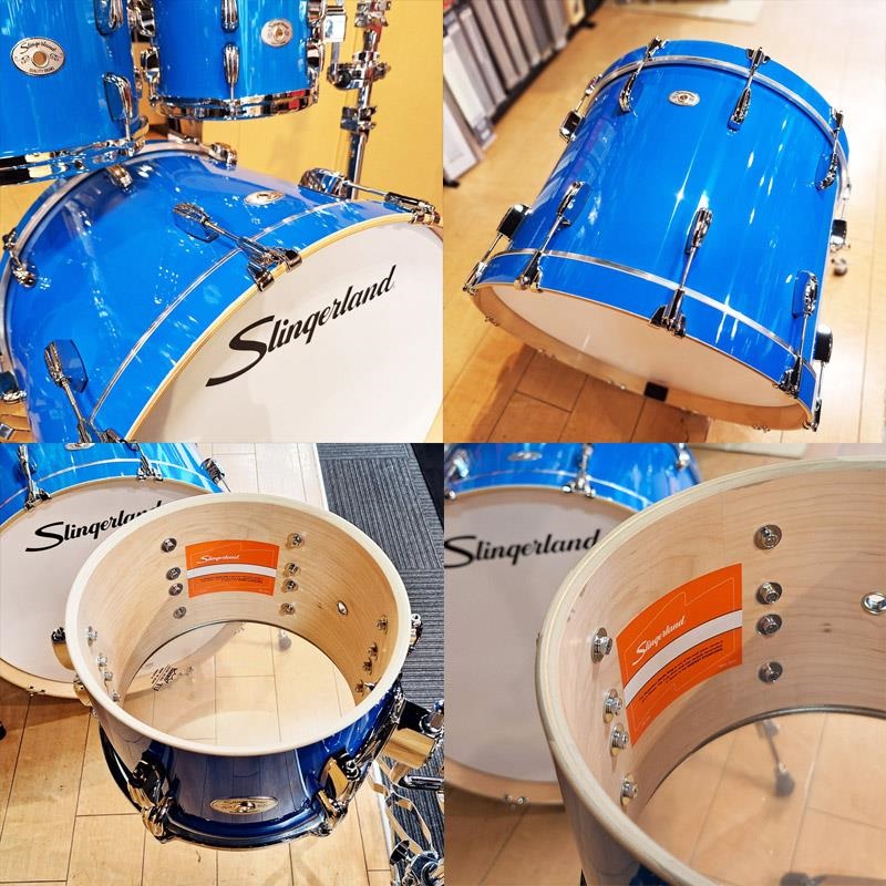 Slingerland Studio King 4pc Outfit [22BD，10TT，12TT，16FT/Lunar