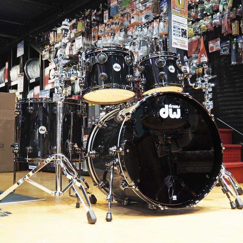 dw Collector's Hybrid Shell PurpleCore/Maple 4pc Drum Kit [BD22