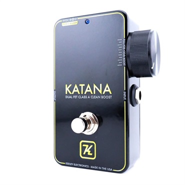 keeley 【イケベスペシャルオーダーモデル】Katana Boost カタナブースト [Gloss Black×Gold LTD]（keeley キーリー）ブースター 画像1