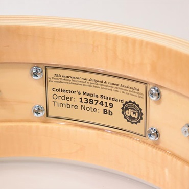 dw DRSO0514SSC101 [Collector's Pure Maple Snare Drum Standard Shell 14''×5'' - Natural Satin Oil] 画像9