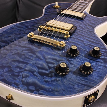 Gibson 1968 Les Paul Custom 5A Quilt Maple Top Gloss Cobalt Trans