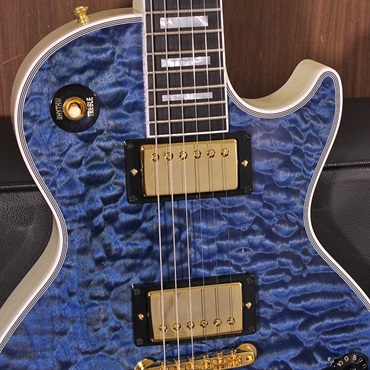 Gibson 1968 Les Paul Custom 5A Quilt Maple Top Gloss Cobalt Trans