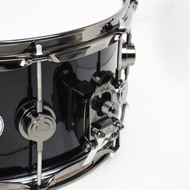 dw DR546514SSN302 [Collector's Hybrid Shell PurpleCore Maple Snare Drum 14×6.5 / Piano Black / Black Nickel Hardware] 画像5