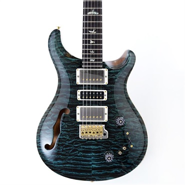 P.R.S. 【Paul Reed Smith氏サインイン入りバックプレート付属！】 Ikebe 50th Anniversary Wood Library Special Semi-Hollow (Teal) SN.0402031 画像10