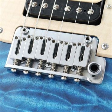 T’s Guitars Ikebe 50th Anniversary ST-22 Selected 5A Quilted Maple Top (Trans Blue Burst) [SN.033310] 画像6