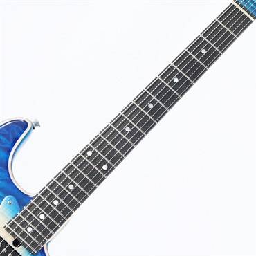 T’s Guitars Ikebe 50th Anniversary ST-22 Selected 5A Quilted Maple Top (Trans Blue Burst) [SN.033310] 画像7
