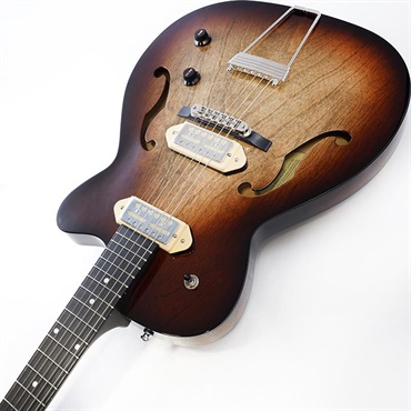 Godin 5th Ave TL Vintage Burst HG Gold Foil 展示特価！ 画像5