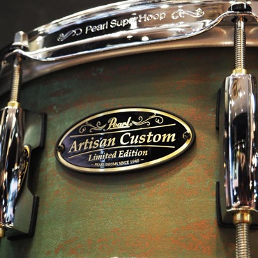 Pearl DABM1455S/C #ATC [Artisan Custom Limited ～Shell By DrumArt～ Snare Drums 14×5.5/Balkan Maple/Antique Texture Copper]【店頭展示特価品】 画像2