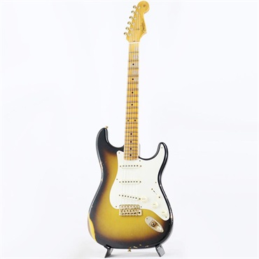 Fender Custom Shop 2023 Spring Event Limited Edition 1957 Stratocaster Relic (Faded/Aged 2-Color Sunburst w/ Gold Hardware) [SN.CZ570778] 【キズあり特価】 画像1