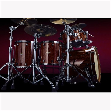 TAMA 【2月18日発売予定】【LIMITED MODEL】BE52ZBAS-GAC [STARCLASSIC Bubinga 5pc Shell Kit/Figured African Cherry Outer Ply w/Black Nickel Hardware] 画像1