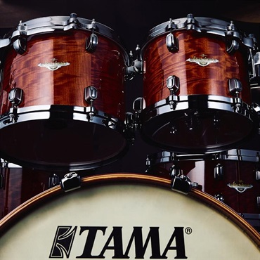 TAMA 【2月18日発売予定】【LIMITED MODEL】BE52ZBAS-GAC [STARCLASSIC Bubinga 5pc Shell Kit/Figured African Cherry Outer Ply w/Black Nickel Hardware] 画像3