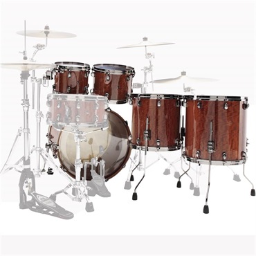 TAMA 【2月18日発売予定】【LIMITED MODEL】BE52ZBAS-GAC [STARCLASSIC Bubinga 5pc Shell Kit/Figured African Cherry Outer Ply w/Black Nickel Hardware] 画像9