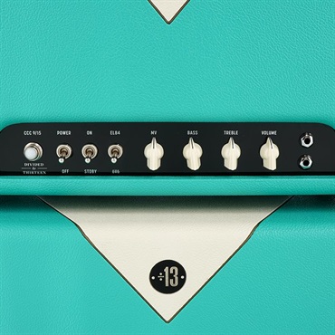 Divided by 13 CCC9/15 HEAD w/1x12F Cabinet【Teal Bronco/V:Ivory Bronco】（ディバイデット） 画像5