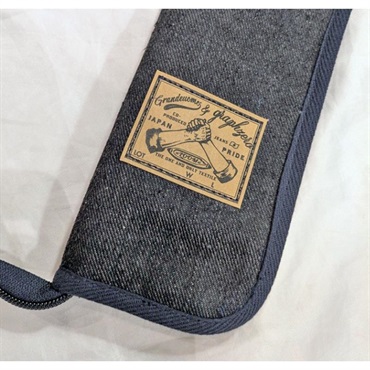 Grande uomo 児島デニム　左綾織　ドラムスティックケース【在庫処分特価品】 画像1