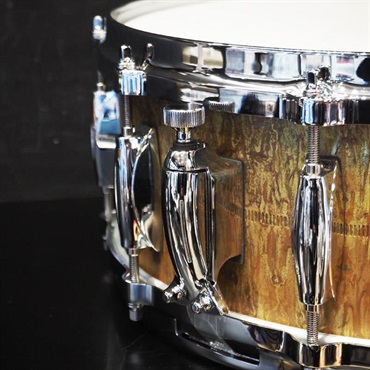 GRETSCH Keith Carlock Signature Snare Drum - 2mm Antique Aged Brass 14×5.5 [GAS5514-KC]【店頭展示特価品】 画像4