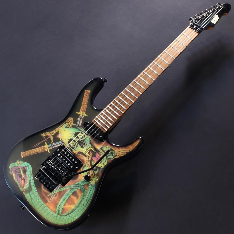 ESP USED 中古 SGL-250 SKULL (SKULL & SNAKE) [George Lynch