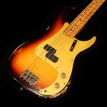 Fender Custom Shop 1958 Precision Bass Relic (Super Faded Aged Chocolate 3-Color Sunburst) 画像1