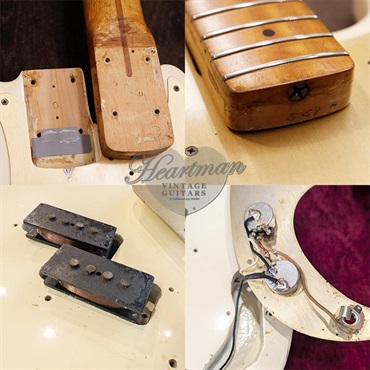 Fender USA VINTAGE Precision Bass '58 Neck mid60's Body Refinish White/M 画像6