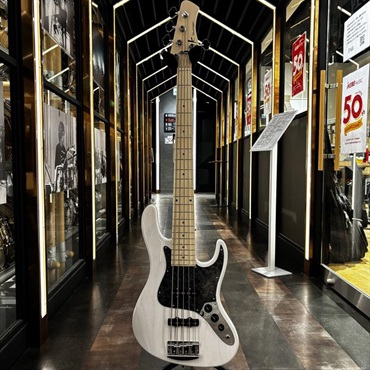 Kikuchi Guitars Hermes Series MV5 PASSIVE (Trans White) 画像1