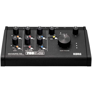 KORG microAUDIO 722 ANALOGUE FILTER & AUDIO INTERFACE 【予約商品・1月24日発売予定】 (オーディオインターフェイス)(コルグ)(24bit/192kHz)(Stereo Link機能)(アナログフィルター搭載) 画像1