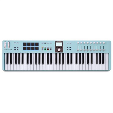 Arturia KEYLAB ESSENTIAL 61 MK3 AQUAMARINE 【予約商品・1月24日発売予定】(アートリア)(MIDIコントローラー)(限定カラー) 画像1