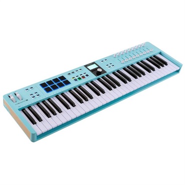 Arturia KEYLAB ESSENTIAL 61 MK3 AQUAMARINE 【予約商品・1月24日発売予定】(アートリア)(MIDIコントローラー)(限定カラー) 画像2