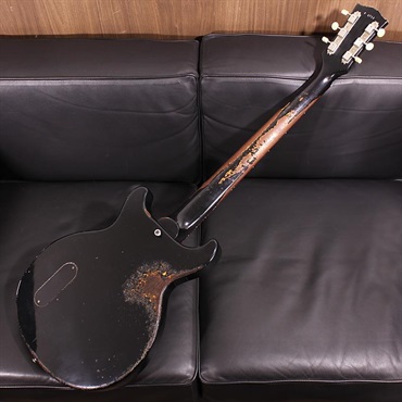Gibson Murphy Lab 1960 Les Paul Junior Double Cut Reissue Ultra Heavy Aged Ebony SN. 04756 画像1