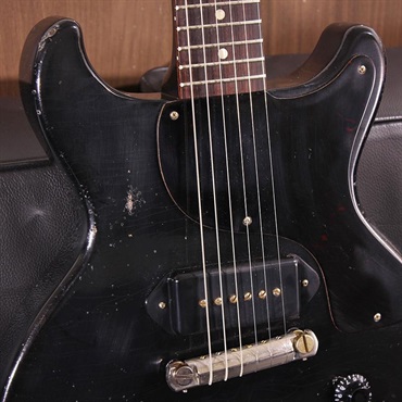 Gibson Murphy Lab 1960 Les Paul Junior Double Cut Reissue Ultra Heavy Aged Ebony SN. 04756 画像5