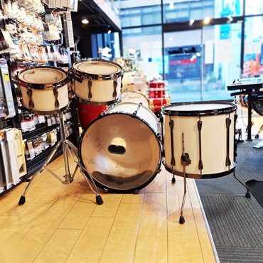 TAMA USED 中古 Superstar Hyper-Drive 4pc kit [22BD.10TT.12TT.16FT/ProtectionRacketケース付属][BDフープ交換あり] 画像7