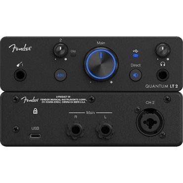 Fender Quantum LT 2 USB-C Audio Interface (フェンダー)(プリソナス)(オーディオインターフェイス) 画像4