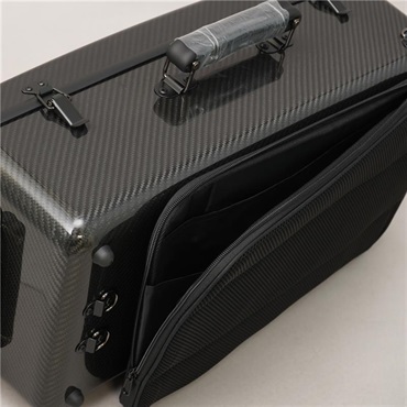 Wahnsinn Case ワンジンケース / 3K NATURAL CARBON Series (Glossy Black / Black) トリプル トランペット用 ケース 画像2