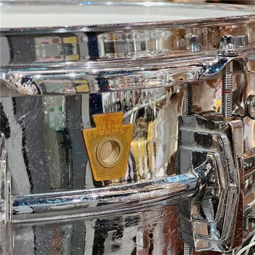 Ludwig USED 中古品 1958～59s Super Ludwig Chrome Over Brass Snare Drum [14×5 / WFL Badge / Brass Hoops] 画像1