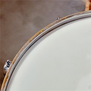 Ludwig USED 中古品 1958～59s Super Ludwig Chrome Over Brass Snare Drum [14×5 / WFL Badge / Brass Hoops] 画像4