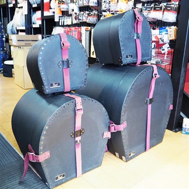 Pearl USED 中古 90s MR 4pc Set [Classic Maple Series/22BD，10TT，12TT，16FT/#100 Wine Red/ファイバーケース付属][Made In Japan] 画像10