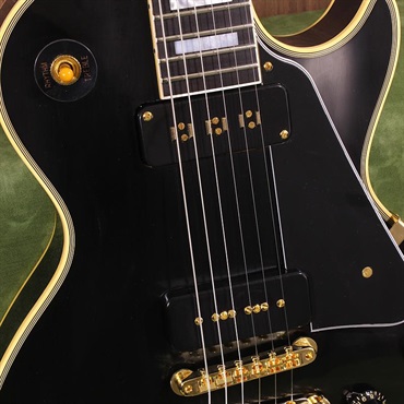 Gibson USED 中古 1954 Les Paul Custom Staple Pickup Reissue VOS Ebony SN. 4 5079 画像5