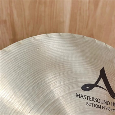 Zildjian USED 中古品 A Zildjian Mastersound HiHat 14 pair [NAZL14MS.HHT/14MS.HHBM][995g/1365g] 画像2