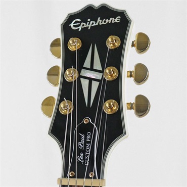 Epiphone USED 中古 Les Paul Custom PRO(Alpine White)[SN.18101508939]エピフォン 画像4