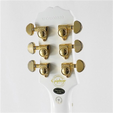 Epiphone USED 中古 Les Paul Custom PRO(Alpine White)[SN.18101508939]エピフォン 画像5