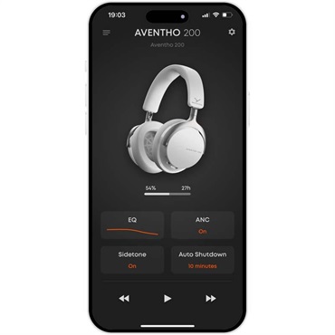 beyerdynamic Aventho 200 Nordic Grey (ベイヤーダイナミック)(ワイヤレスヘッドフォン)(ノイズキャンセリング)(AVENTHO200) 画像6