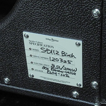String Driver SD112 Birch 1x12Cabinet Open Back / EVM12S【8Ω】 画像5