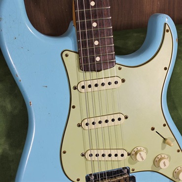 Fender Custom Shop USED 中古 MBS 1960 Stratocaster Journeyman Relic Daphne Blue Master Built by Ron Thorn SN. R120641 画像4