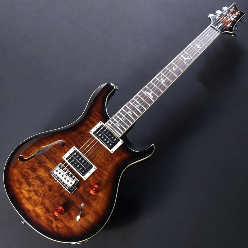 P.R.S. USED 中古 SE Custom 22 Semi-Hollow Quilt (Black Gold
