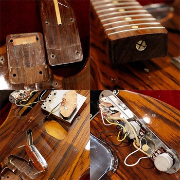 Fender Japan VINTAGE TL69-98 All Rose mid80's Natural Rosewood 画像6