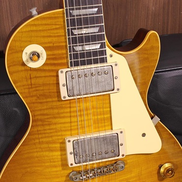 Gibson Murphy Lab 1959 Les Paul Standard Reissue Green Lemon Fade Ultra Light Aged SN. 952011 画像4