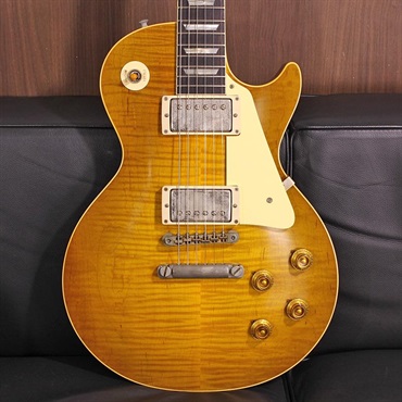 Gibson Murphy Lab 1959 Les Paul Standard Reissue Green Lemon Fade Ultra Light Aged SN. 952011 画像6