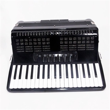 Parrot Parrot 37K96BS BK 国内限定モデル アコーディオン 37鍵盤 96ベース M.M.L ピアノ式 パロット Black 画像3