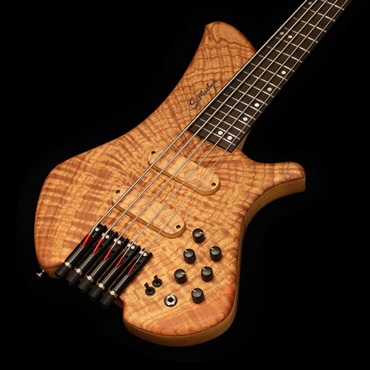 S.Martyn Custom Basses Blaze Single Cut 5st / 30 (Curly Cedro Top) 画像1