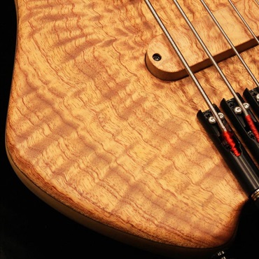 S.Martyn Custom Basses Blaze Single Cut 5st / 30 (Curly Cedro Top) 画像3