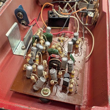 Univox Model U1075 Super Fuzz Red/Blue early70's 画像4